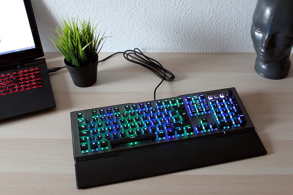 ROCCAT AIMO RGB for keyboards, blue light